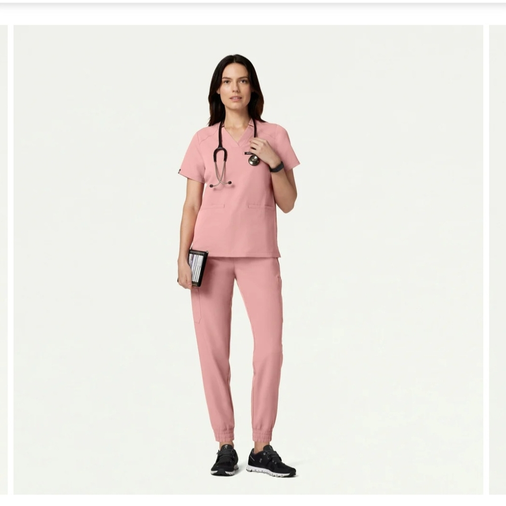Jaanuu Mauve Scrub Pants